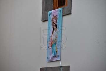 Telde pide la protección de María Auxiliadora con el rezo del 'Regina Coello' (Foto Francisco Javier Santana)